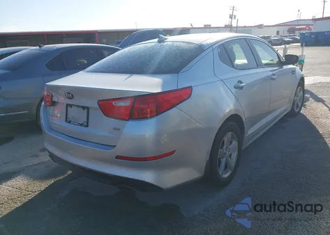 2015 Kia Optima Lx из США, поврежденный, VIN 5XXGM4A71FG398249
